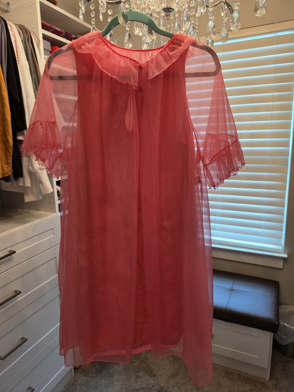 Vintage 2 Piece Lorraine Lingerie SM Gown And Robe